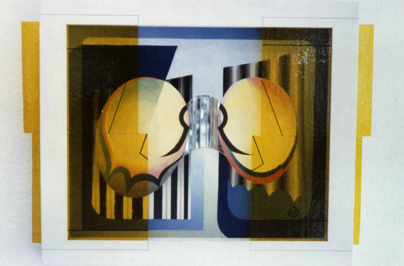 Malerei und Glas III