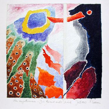 Aquarell, 15x15 cm, 2003