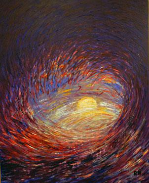 Wirbelsturm, Acryl auf Leinwand, 2003