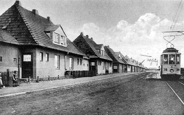 Flenderkolonie, Werkstraße in den 20er Jahren