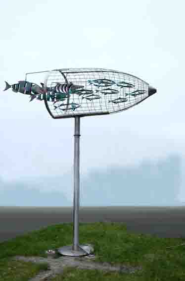 Fischnetz bearbeitet