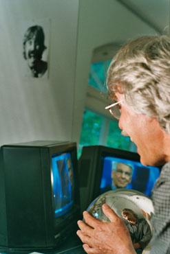 Selbstportrait, Spiegelung, 2004