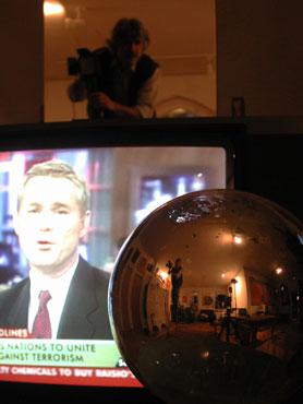 Selbstportrait, Spiegelung, 2004